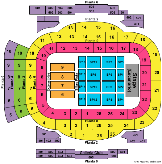 WiZink Center Standard Seating Chart